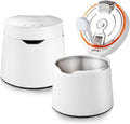 CarePod 31S Stainless Steel Ultrasonic Cool Mist Humidifier Whisper-Quiet Easy Clean for Large Room 1gal (4liter), Only 3 Washable Parts, Auto Shut-off, Reusable Filter Aroma Diffuser Pack of 2