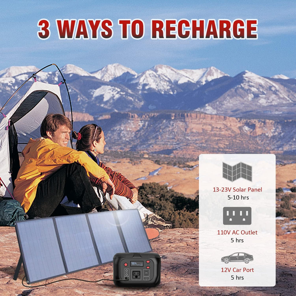 Portable Power Station 42000mAh AC Outlet 200W Wireless Charger k7