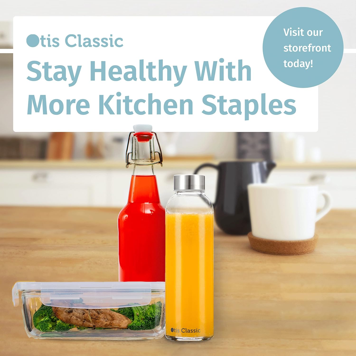 Glass Food Storage Containers with Locking Lids 4pk A7