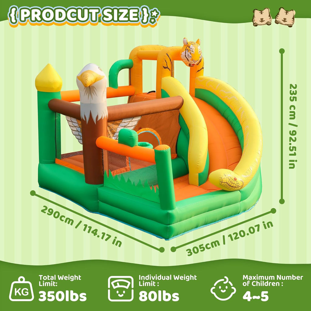 Inflatable Bouncy Castle with Slide for Kids K7p