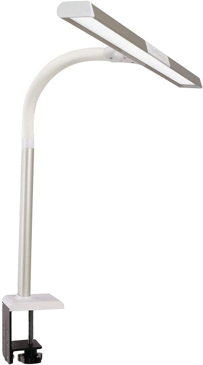 LED Clamp Lamp with 3X Magnifier and 5 Brightness Settings k7
