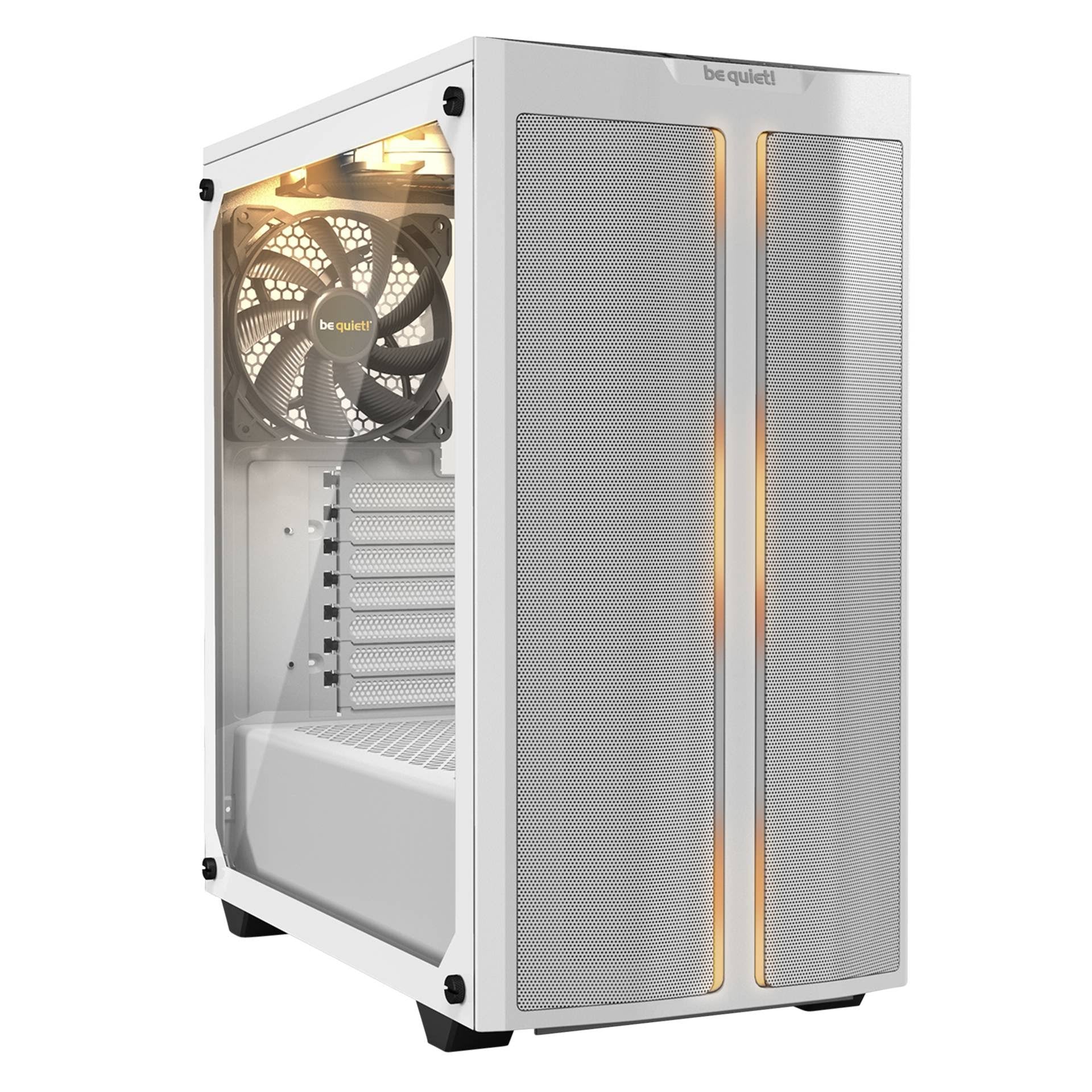 Be quiet! Pure Base 500DX ARGB Midi Tower Case - White Tempered Glass