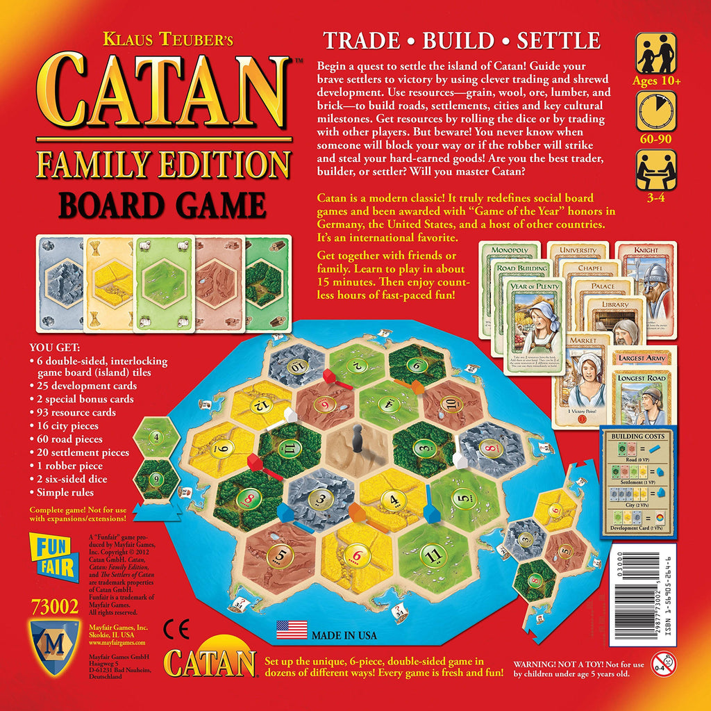 Catan Family Board Game 7k