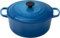 Le Creuset Enameled Cast Iron Signature Round Dutch Oven, 7.25 qt., Marseille