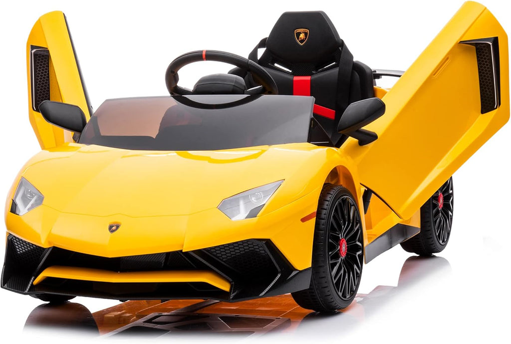 Electric Ride On Sports Car Toy with Parent Control, LED Lights a7