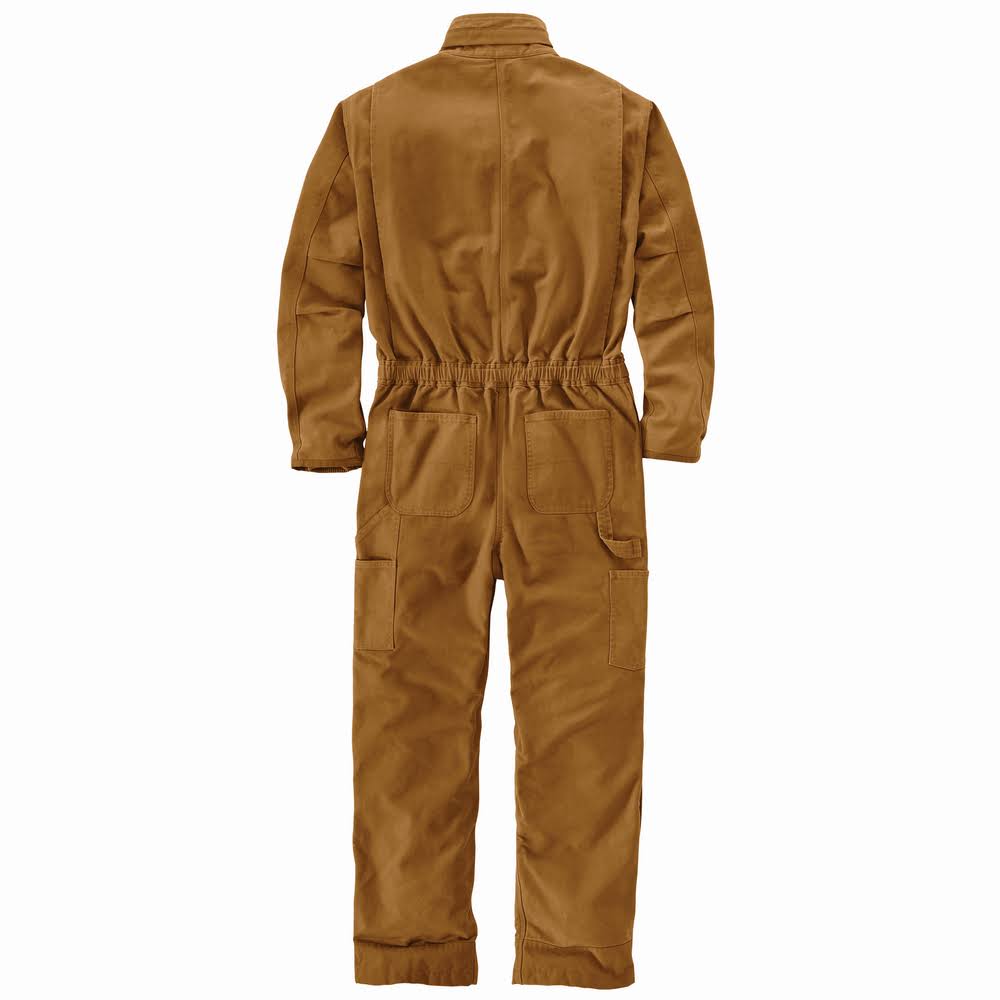 Insulated Coverall Brown Lg 7k