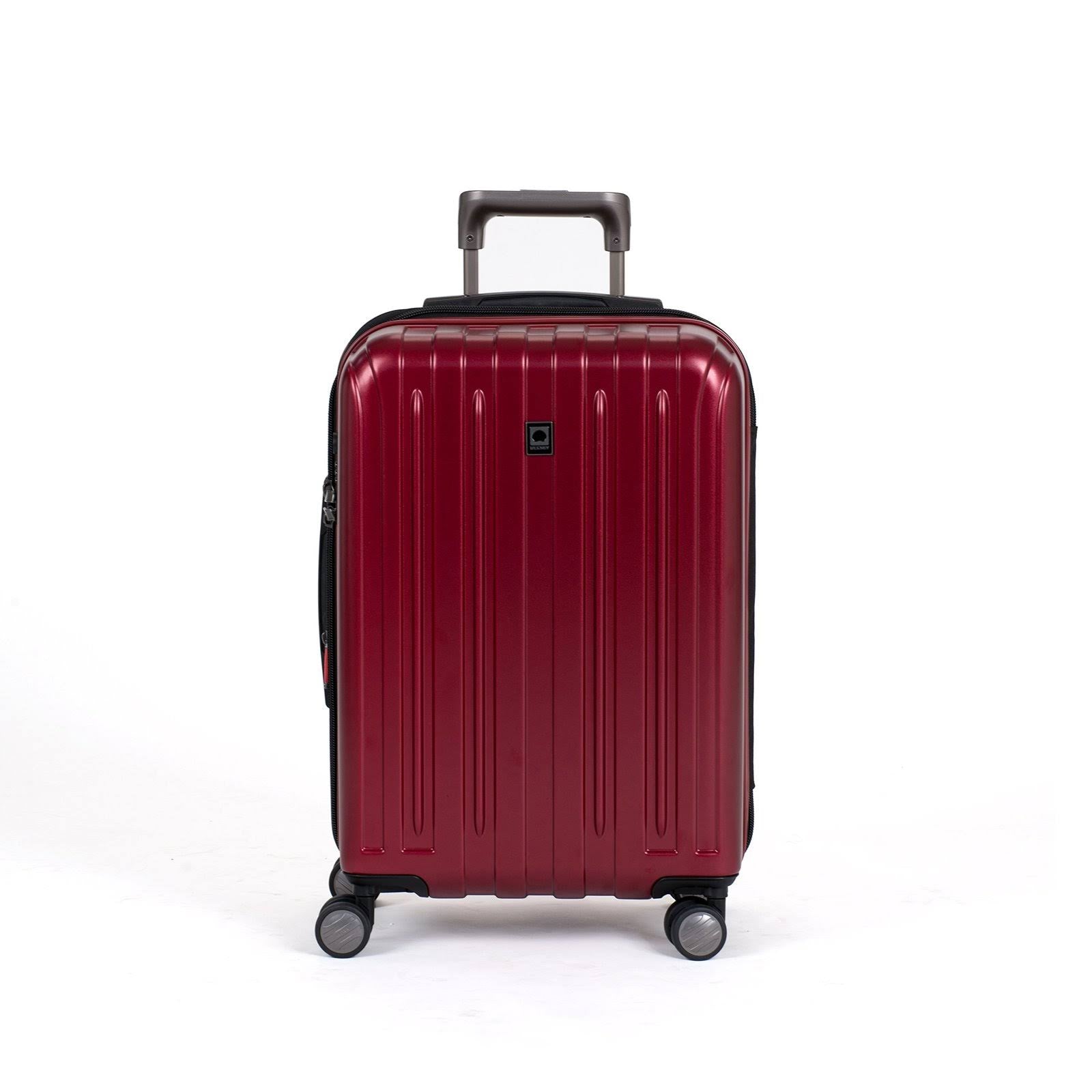 Delsey Helium Titanium Carry-On Expandable Spinner - 20.5x22  - Black Cherry