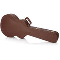 Gator GW-335-BROWN Semi-Hollow Guitar Deluxe Wood Case