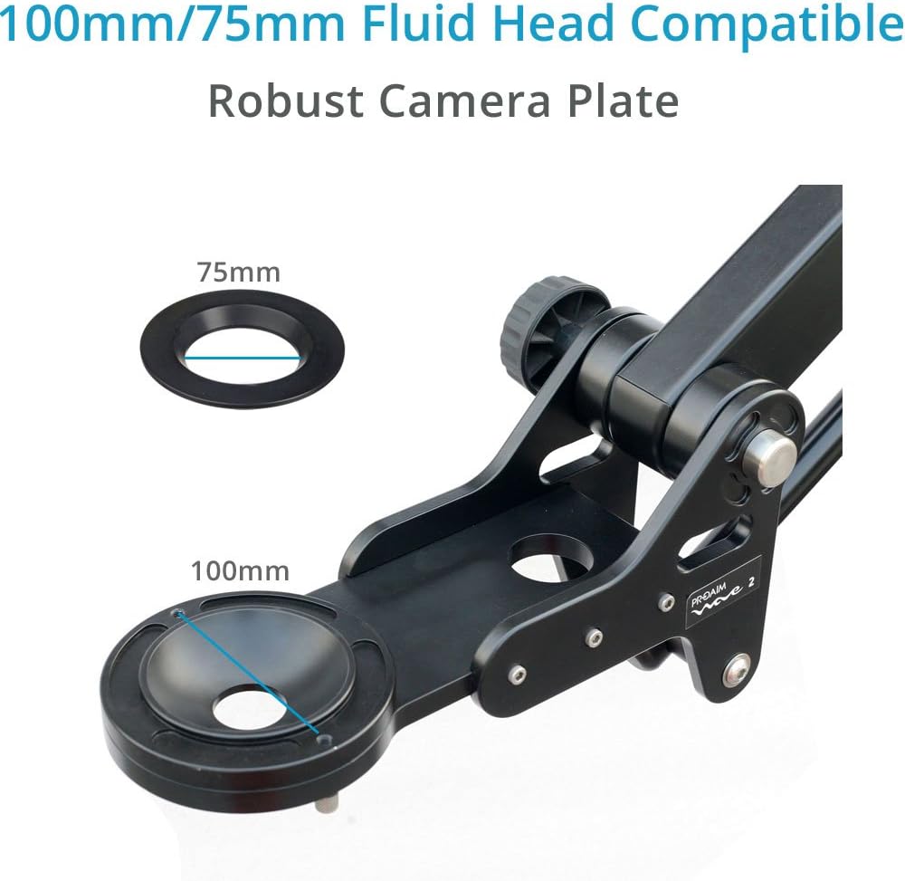 Camera Jib Arm Crane with Motorized Pan Tilt Head a7