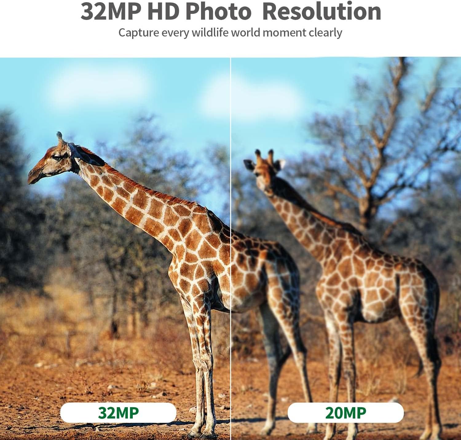 Trail Camera 4K 32MP with Night Vision 65ft a7
