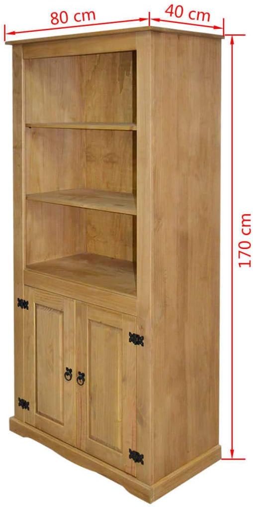 Mexican Pine Cupboard 31.5x15.7x66.9 a7