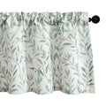 VOGOL Curtains 36 in for Bedroom 2 Panels, Rod Pocket Cafe Curtain Semi Sheer Short Bay Window Curtains for Living Room Kitchen Cabinet Bathroom RV Shades Camper Blinds 36L Long