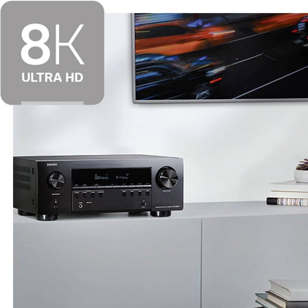 AV Receiver 8K 7.2 Channel 90W Black a7