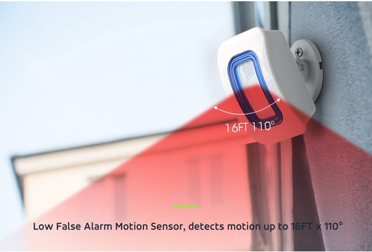 Motion Sensor Alert System for Elderly Fall Prevention 3 Receivers 2 Monitors k7