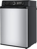 Propane Refrigerator 3 Way Camper Gas Fridge 120V 12V LPG 2.1 Cu.Ft RV Refrigerator for Outdoor Caravan Motorhome Off-Grid Cabin Boat Apartment Office Kitchen, Black