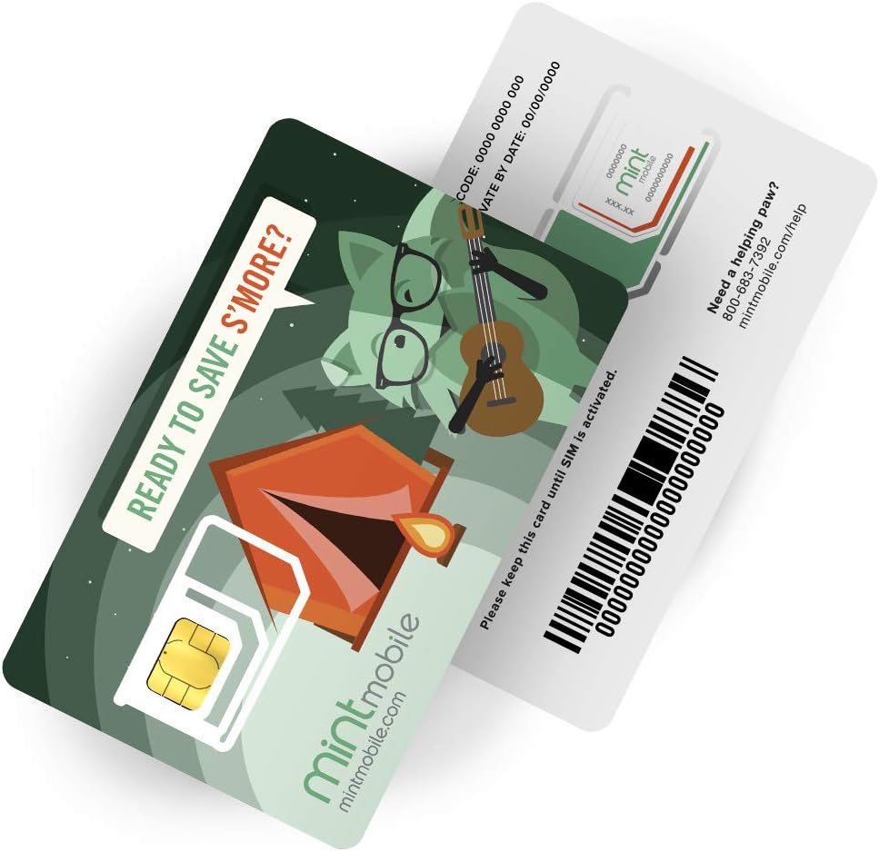 Wireless Plan 12GB 5G 4G LTE SIM Card a7
