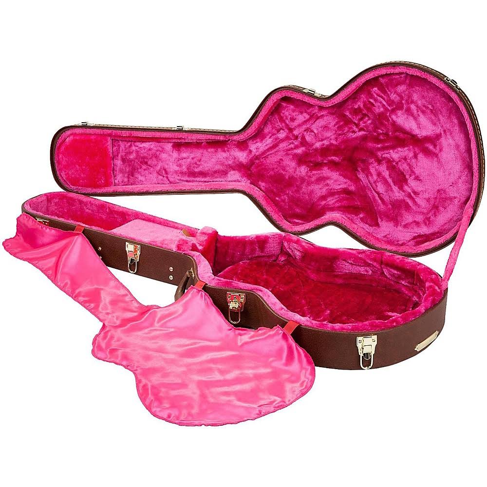 Semi-Hollow Guitar Deluxe Wood Case k7