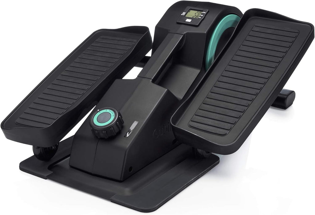 Cubii JR1 Seated Under Desk Elliptical Machine for Home Workout, Mini Elliptical, Desk Bike Pedal Exerciser, Whisper Quiet, Under Desk Pedal Exerciser w/Adjustable Resistance & LCD Display