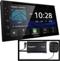 Kenwood DDX57S 6.8" Digital Media Receiver with Apple CarPlay and Android Auto | Plus SiriusXM SXV300v1 Connect Vehicle Tuner Kit for Satellite Radio with Free 3 Months Satellite and Streaming Service