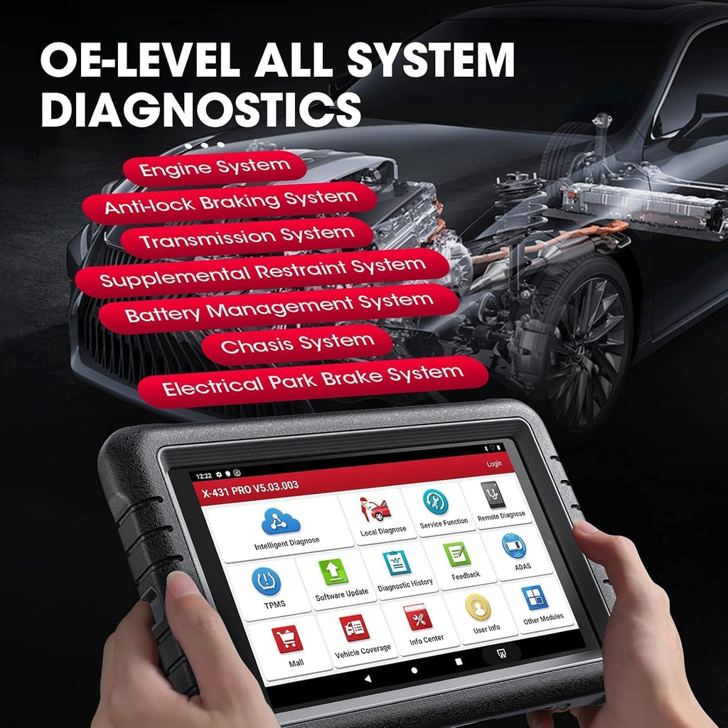 Diagnostic Scanner with Bidirectional Control, ECU Coding, Key Programmer A7