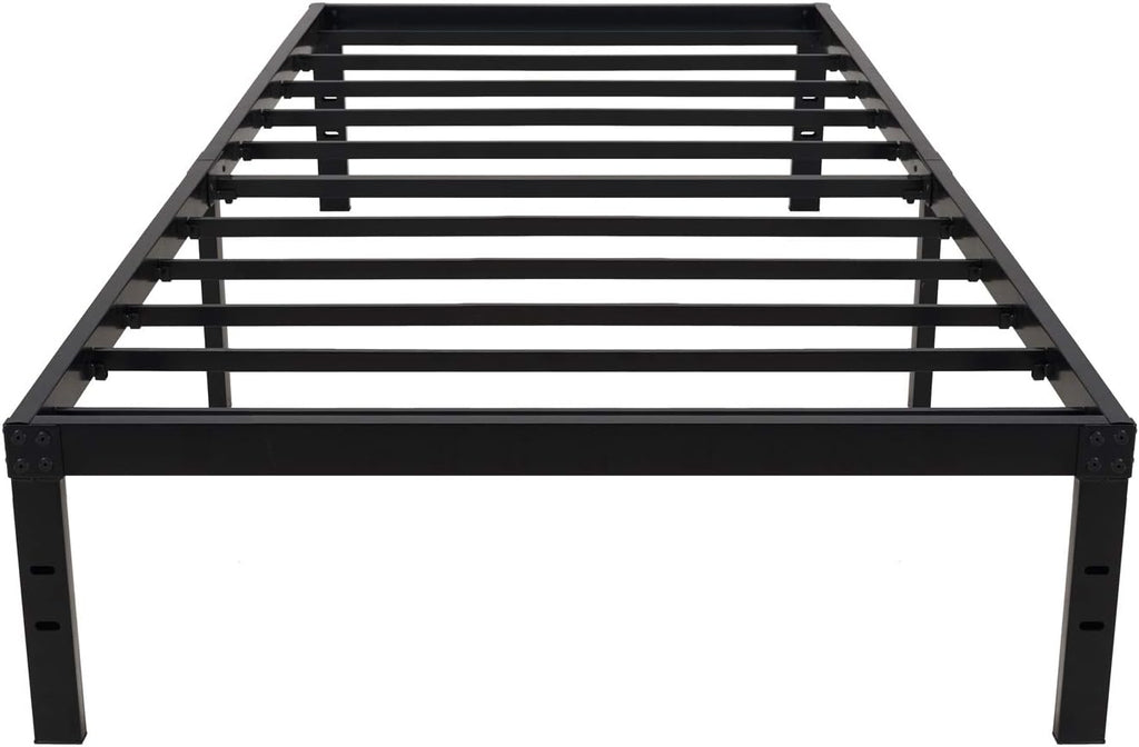 Metal Platform Bed Frame with Steel Slat Support k7m