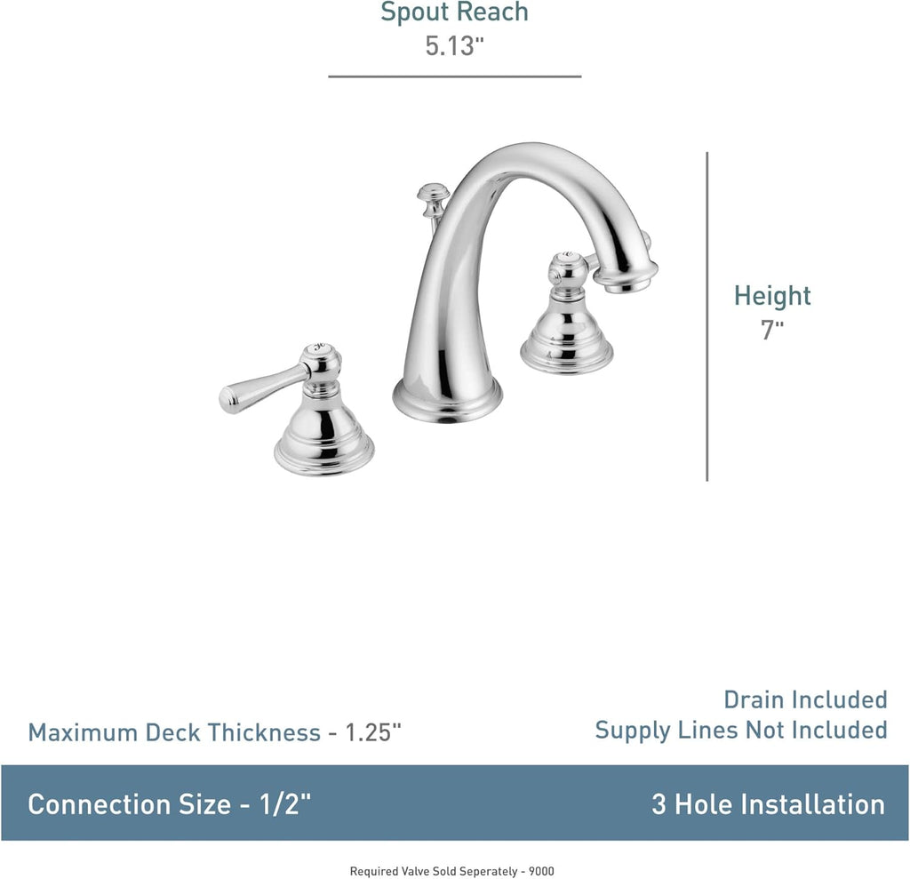 Bathroom Faucet Two-Handle High-Arc Oil Rubbed Bronze k7
