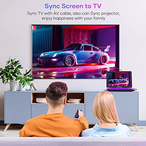 Portable DVD Player with HD Swivel Screen 7k