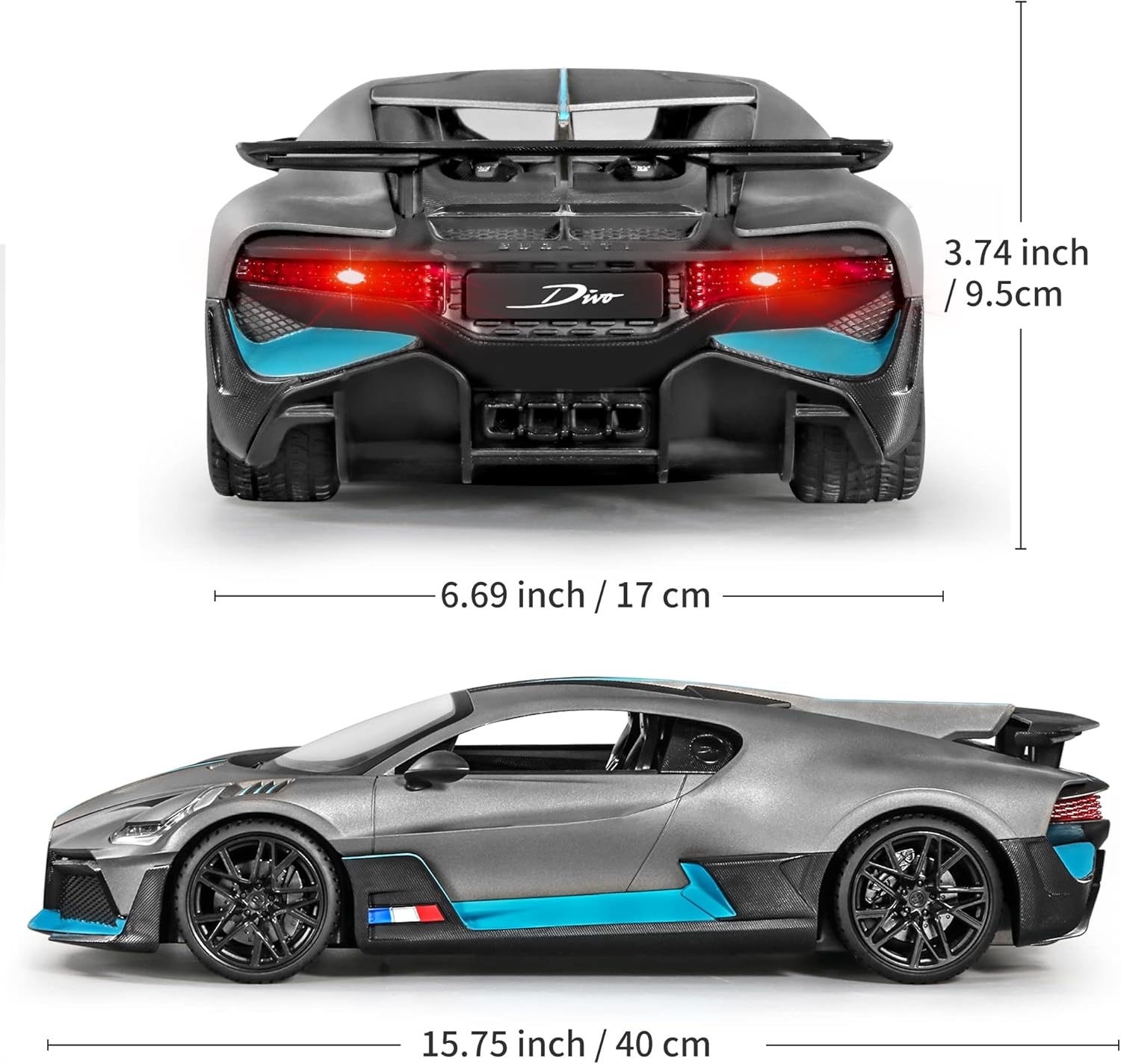 Remote Control Car 1/12 Scale with Lights and Detachable Steering Ring k7