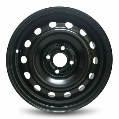 15 Inch Wheel for 2001-2005 Honda Civic 4 Lug Black Steel Rim