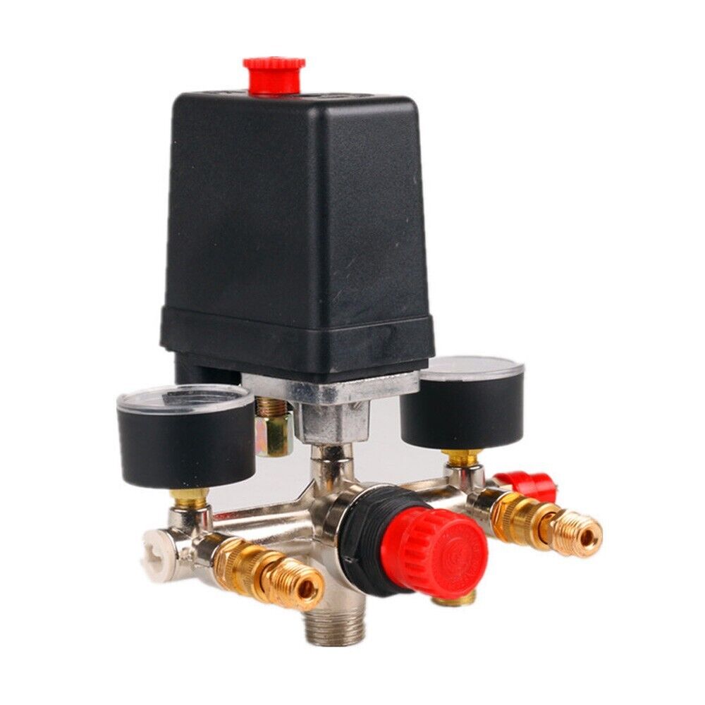 Air Compressor Pressure Switch Valve Manifold Assembly k7
