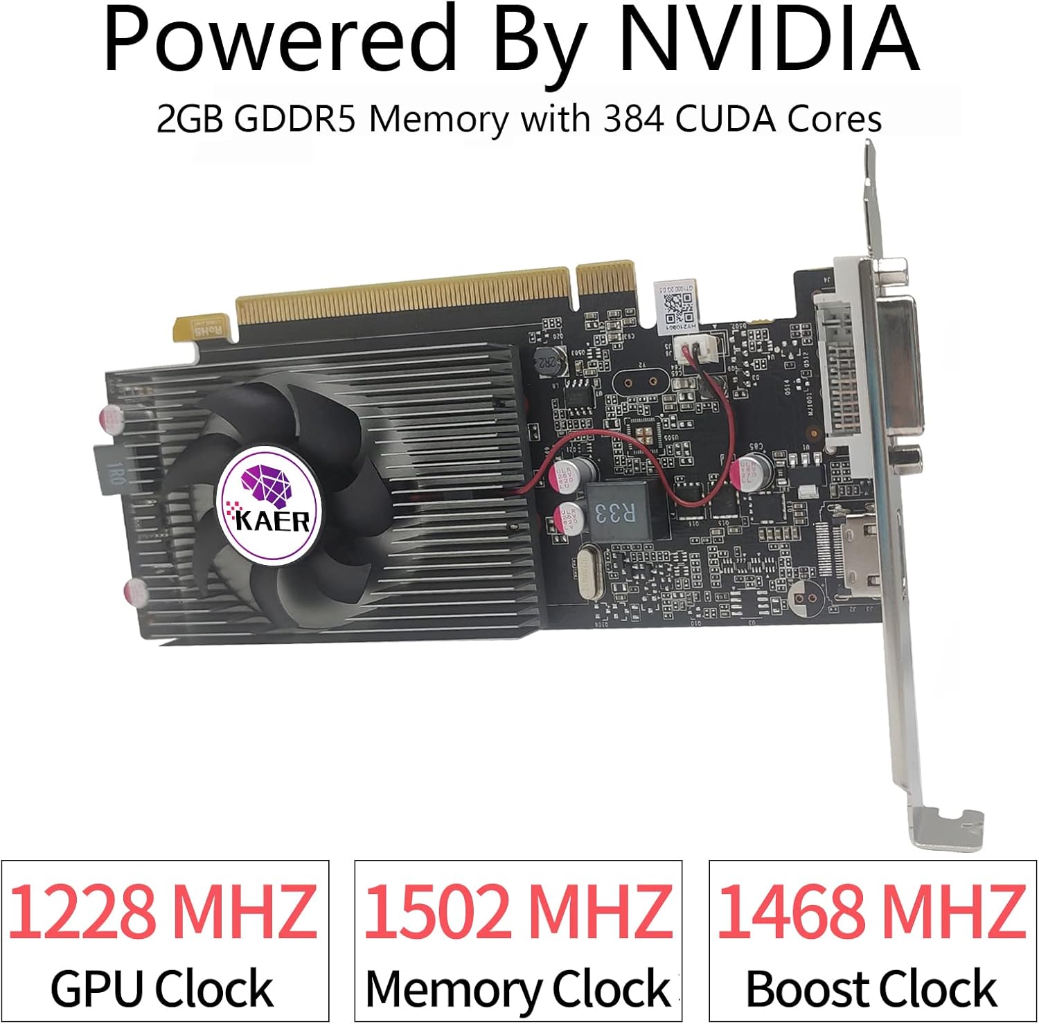 Graphics Card 4GB GDDR5 PCIe 3.0 k7