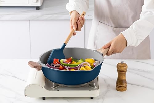 Nonstick Cookware Set with Frying Pans & Saucepans q7
