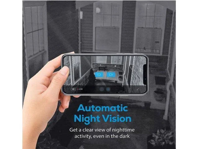 Indoor/Outdoor Wi-Fi Surveillance Camera Black k7