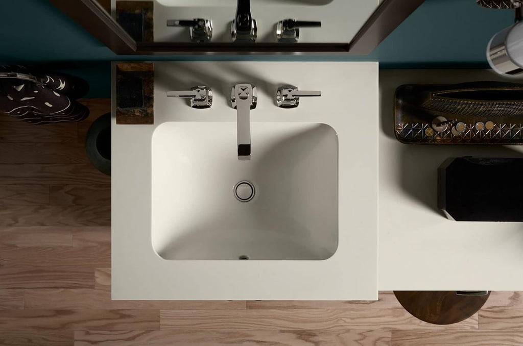 Bathroom Sink Under-Mount White 7k