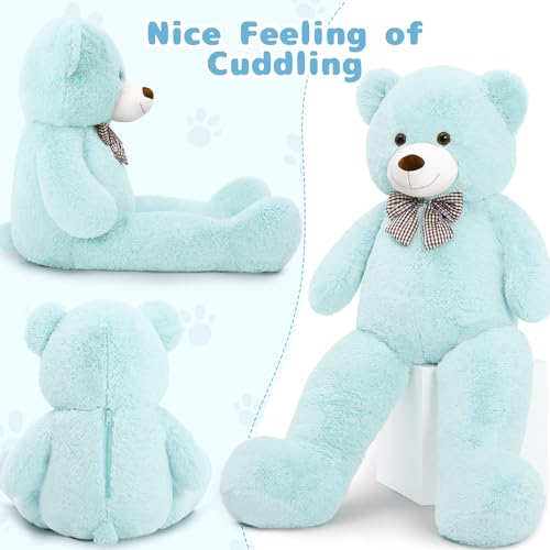 Giant Teddy Bear Plush, Life Size 5 Feet Soft Fluffy A7