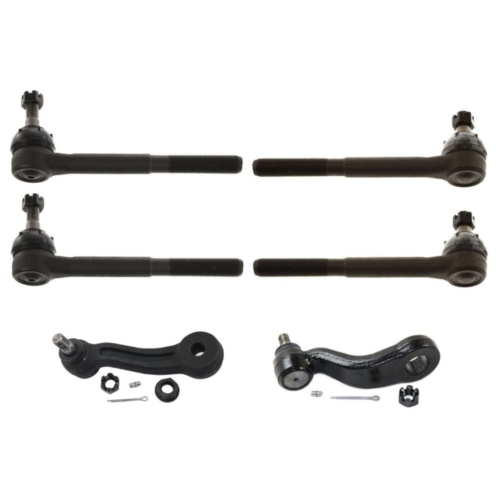 Teledu Pitman Arm Kit For 93-99 Chevrolet K1500 K1500 Suburban Front 6pc