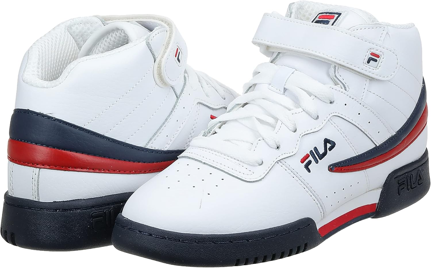 Men's Fashion Sneaker White Navy Red 10 M US k7