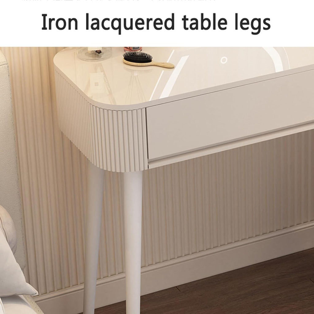 Makeup Vanity Table with Lighted Mirror, 3 Lighting Modes A7