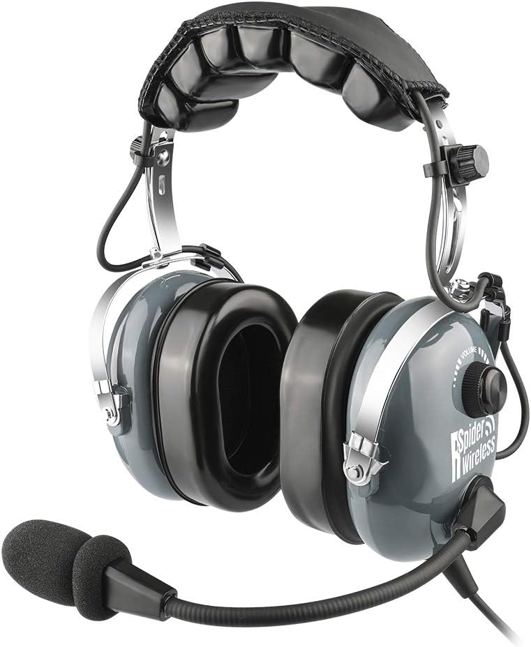 Aviation Headset with Noise Cancelling and Carrying Case k7