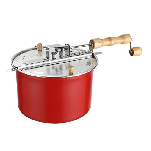 Stainless Steel Stove Top Popcorn Popper 6 Quart A7