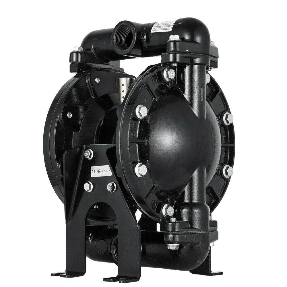 Air-Operated Double Diaphragm Pump 1" Inlet Outlet Petroleum Fluids 35GPM 120PSI