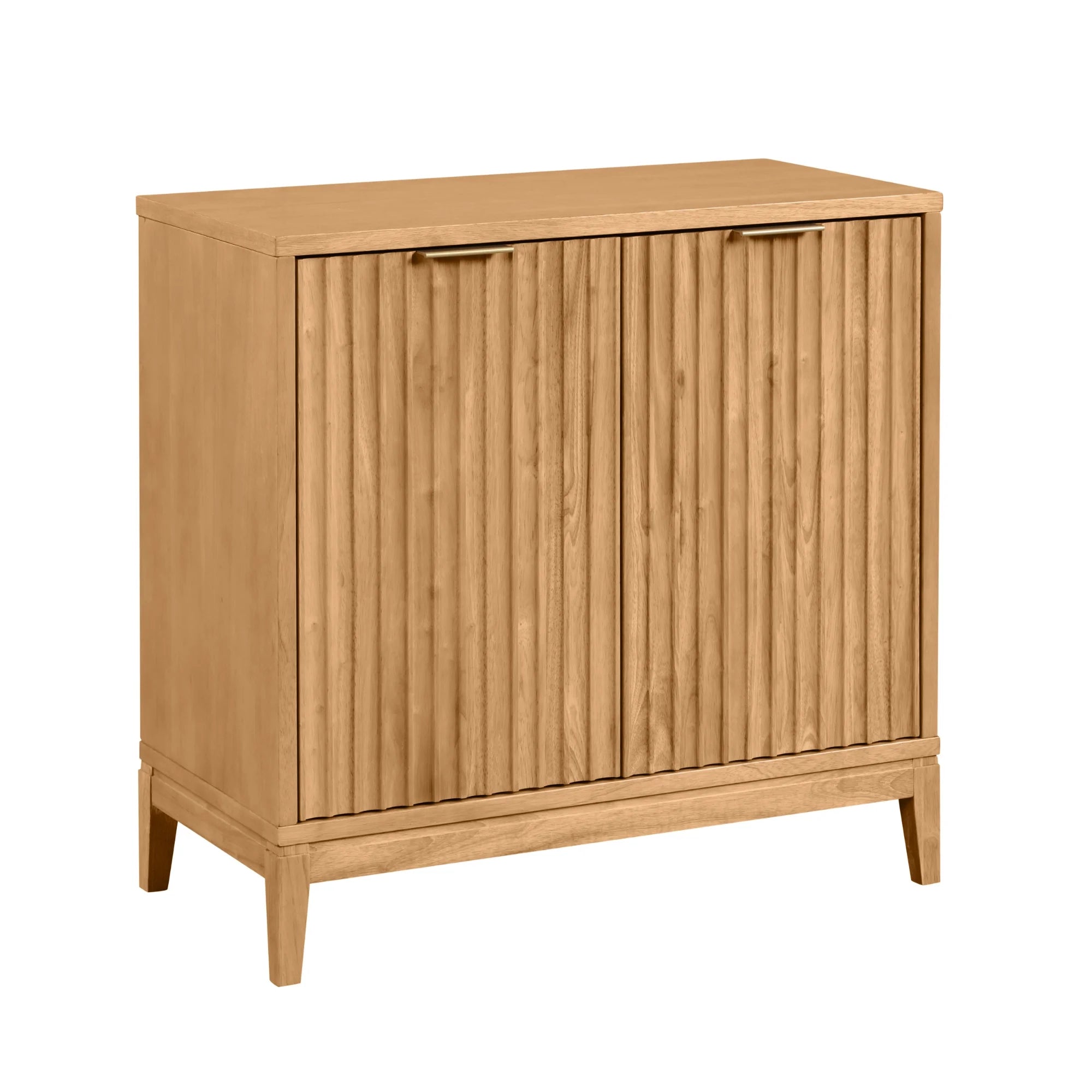 Modern Sideboard Kitchen Cabinet with Fluted Doors a7