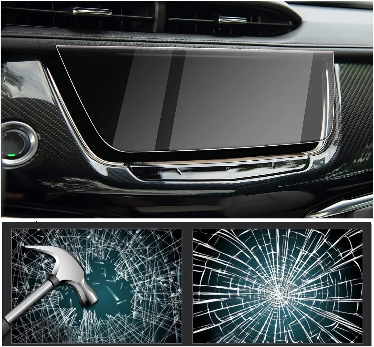 Screen Protector for Cadillac XT5 8 Inch Touchscreen HD Clear a7