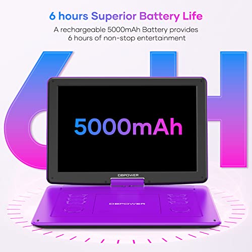 Portable DVD Player with HD Swivel Screen 7k