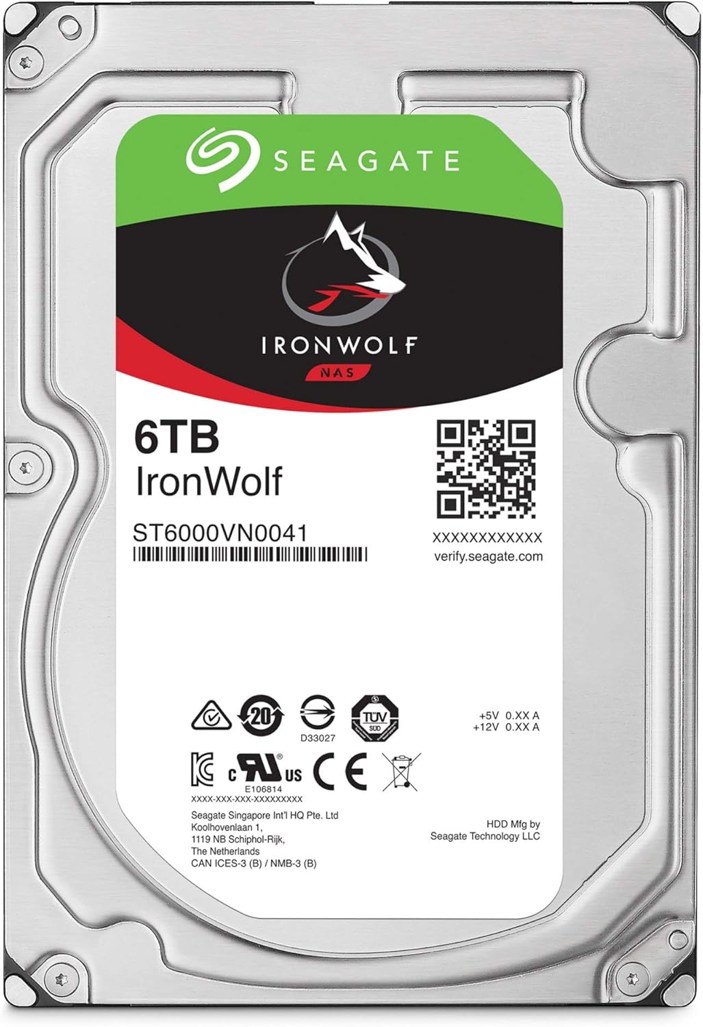 NAS Internal Hard Drive 6TB 7200 RPM A7