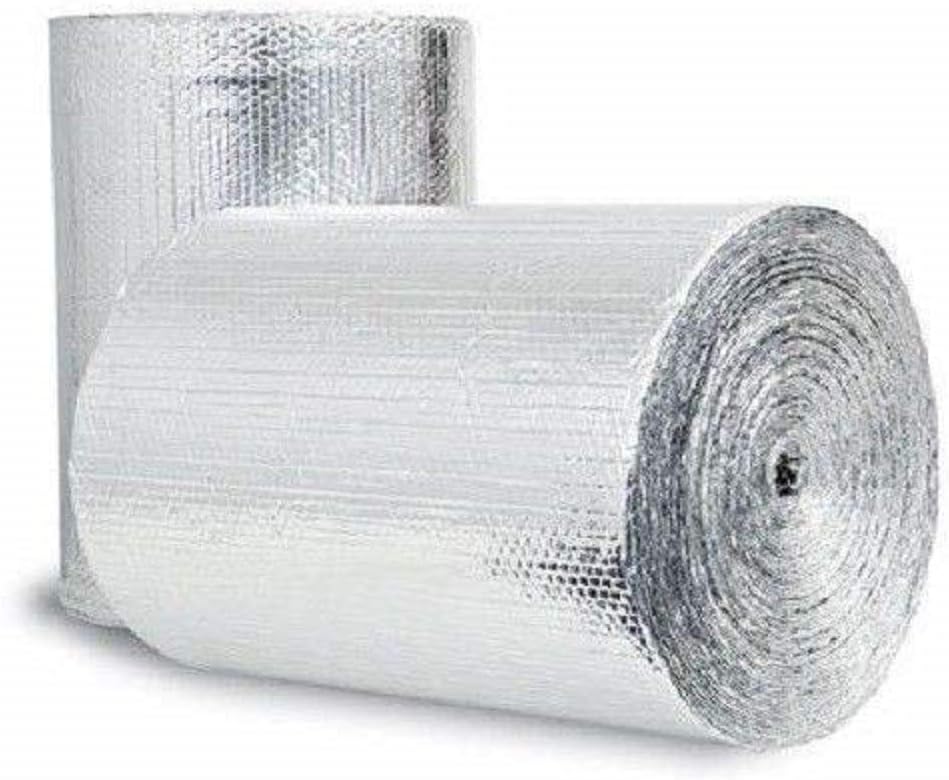 NASATECH Non Fiberglass Reflective Foil Foam Core Garage Door Insulation Kit, 18 Feet Wide x 8 Feet High and R Value 7.5 (Also Fits 14ft and 16ft 2 Car Doors)