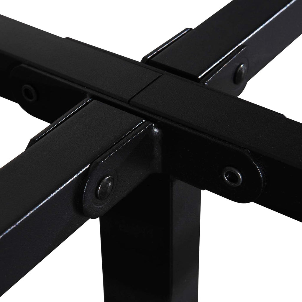 Metal Platform Bed Frame with Steel Slat Support k7m