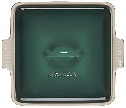 Stoneware Covered Square Casserole 2.5qt Cerise k7