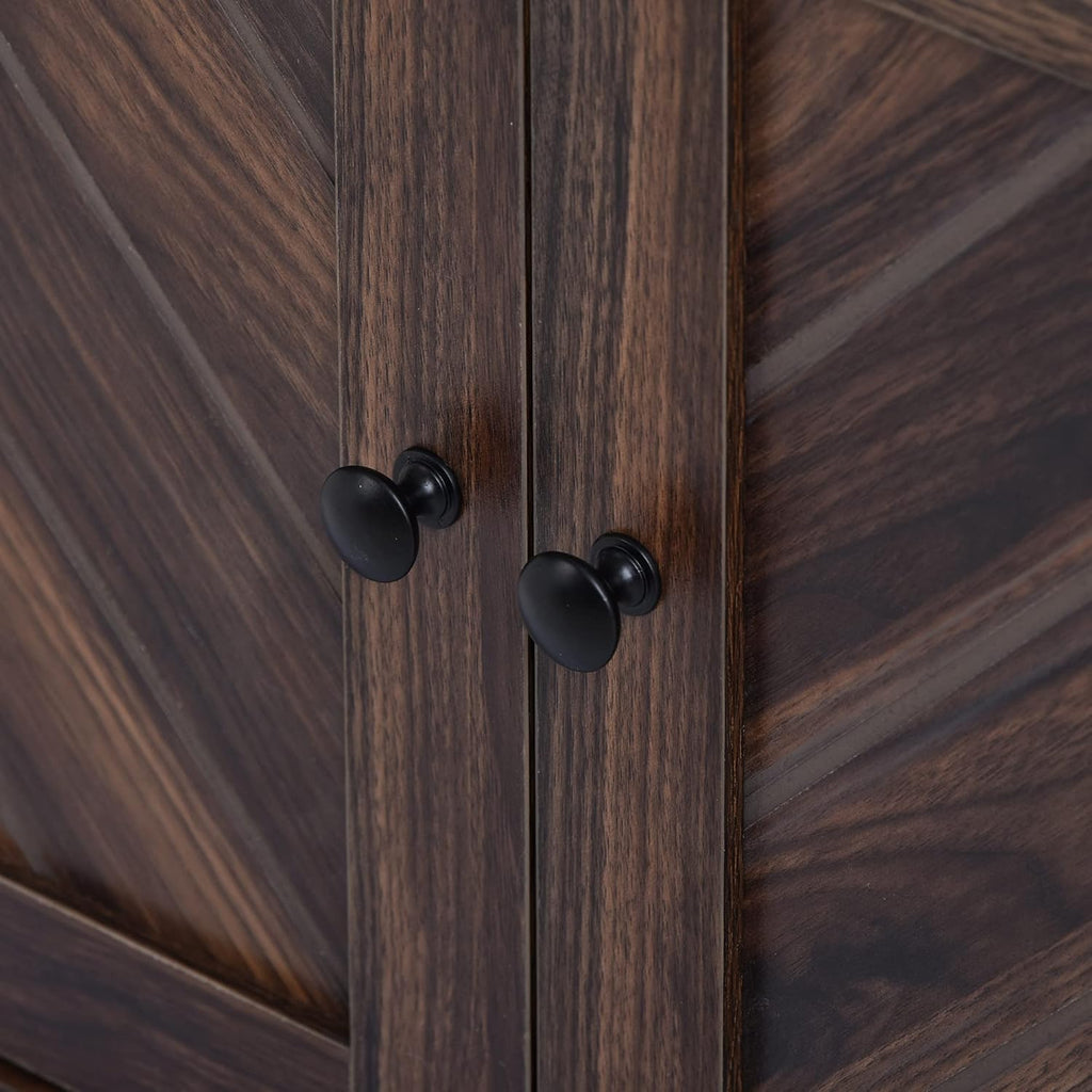Hall Tree with 4 Hooks and Storage Bench Brown 7k