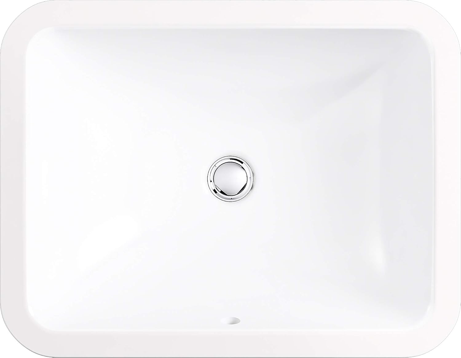 Bathroom Sink Under-Mount White 7k